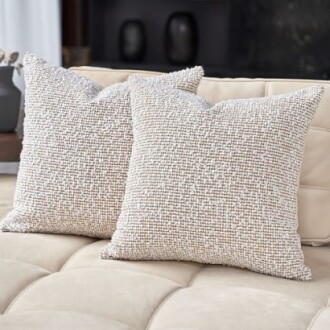 DOMVITUS Boucle Pillow Covers