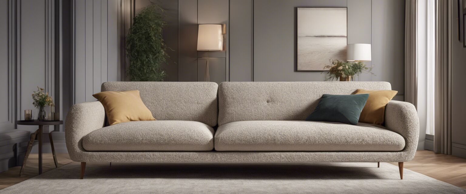 Styled Boucle Sofa