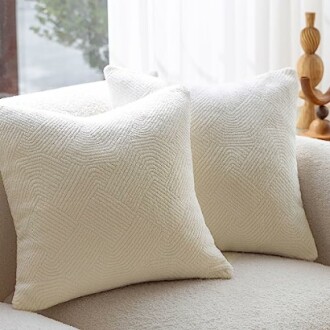 DOMVITUS Boucle Pillow Covers