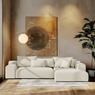 Acanva Modern Minimalist Sofa