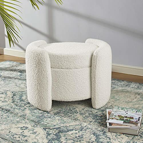 Modway Nebula Boucle Ottoman