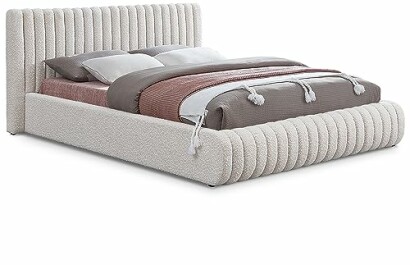 Meridian Furniture Nash Cream Queen Bed