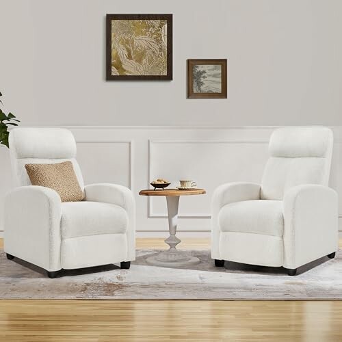 Yaheetech Boucle Recliner Chair