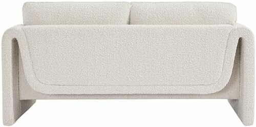 Modern white sofa with unique design