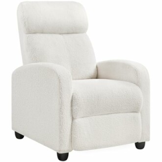 Yaheetech Boucle Recliner Chair